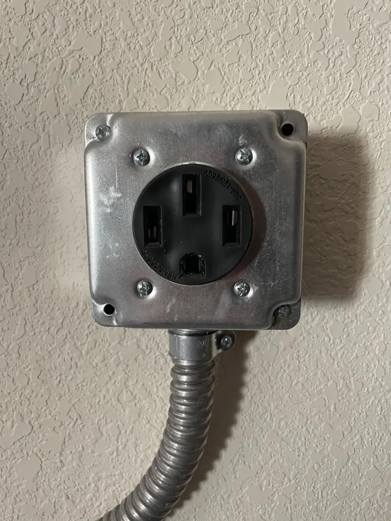 NEMA 14-50 outlet installed for Smart Home Electrical in West Whiteland